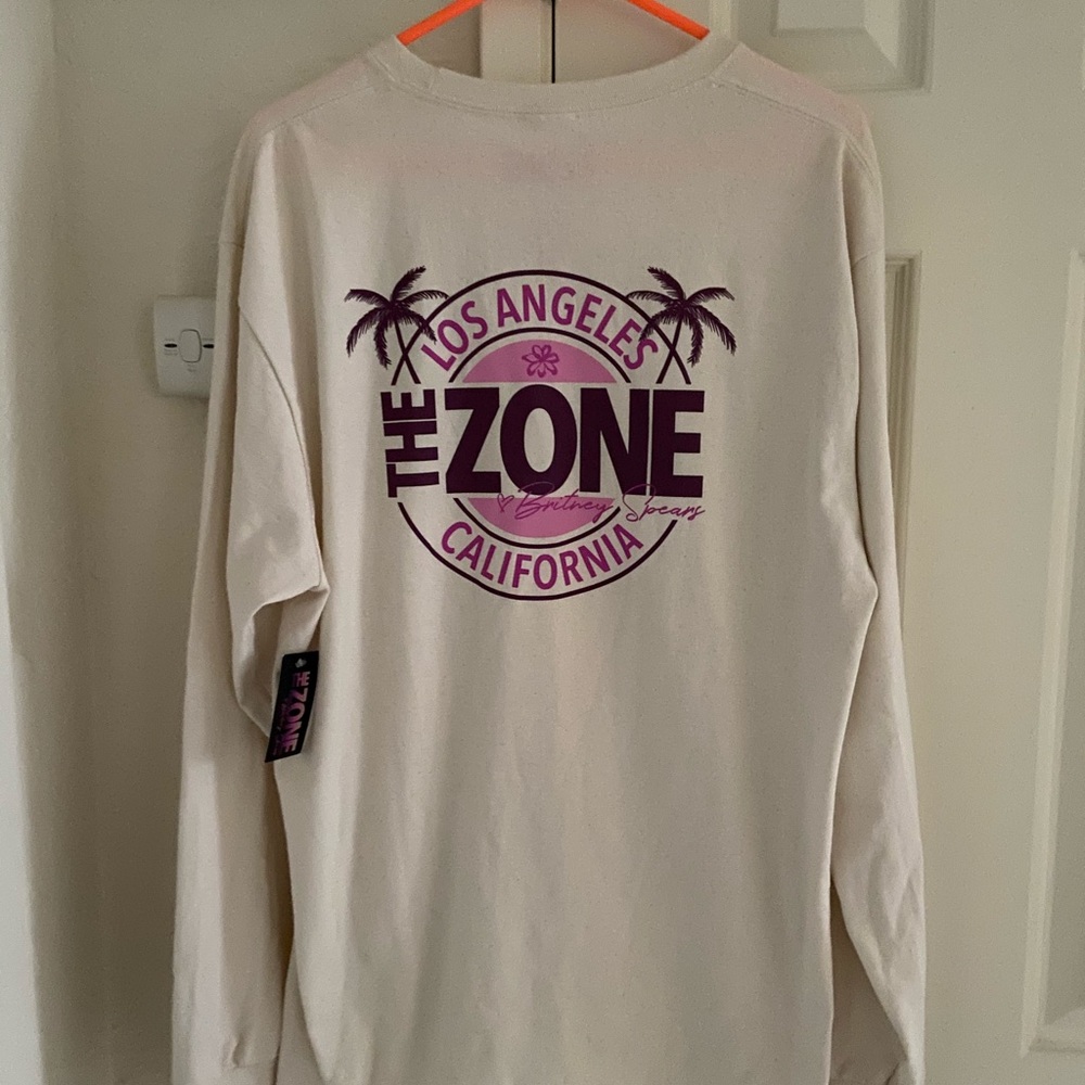 NWT BRITNEY SPEARS “THE ZONE” long sleeve tee